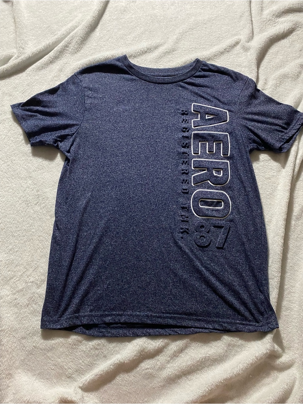 Aeropostale Men's Short Sleeve Tee Blue Size Medium